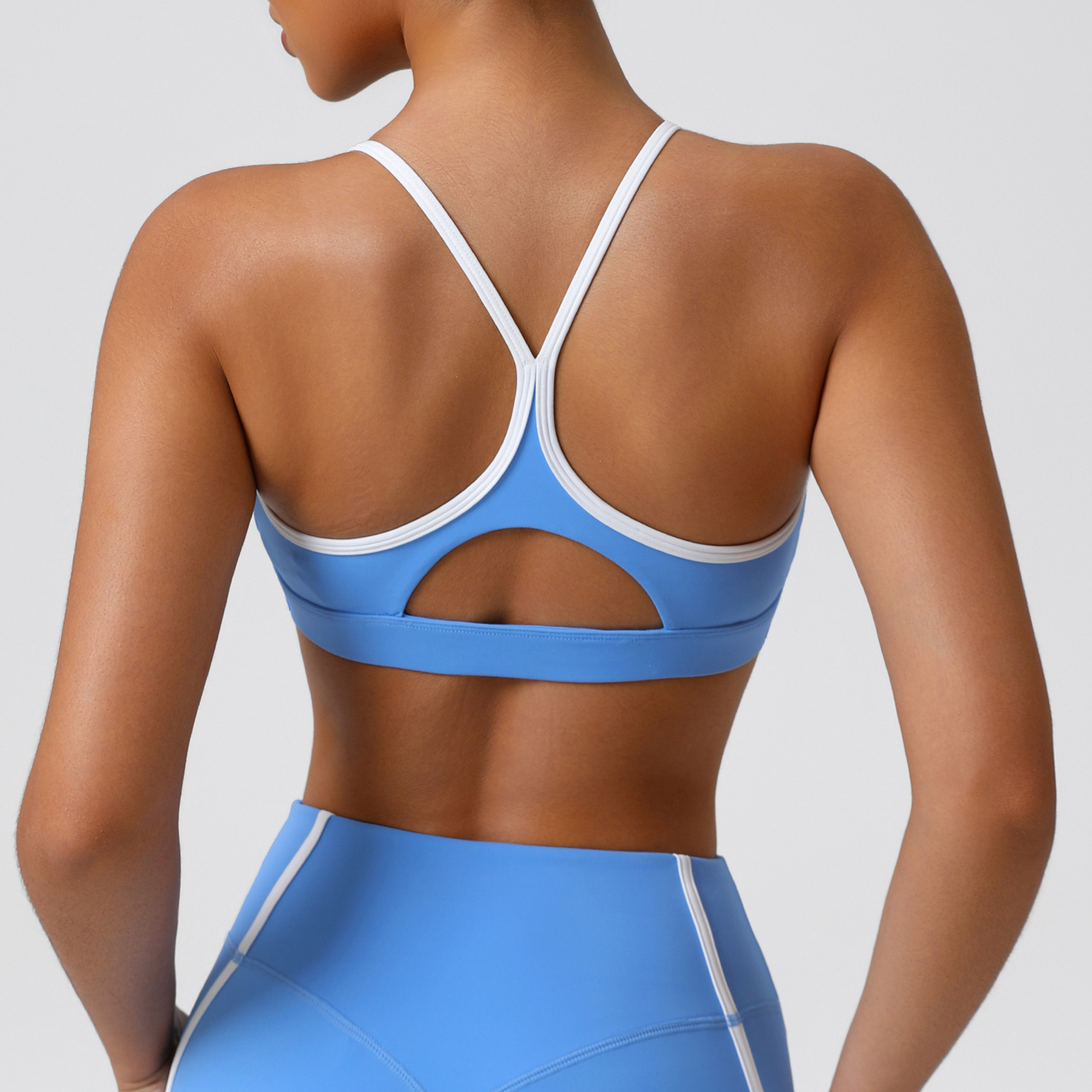 Sports Bra Racerback - Dehnbare, weiche Sportunterwäsche für Damen, Fitness-Yoga-BH