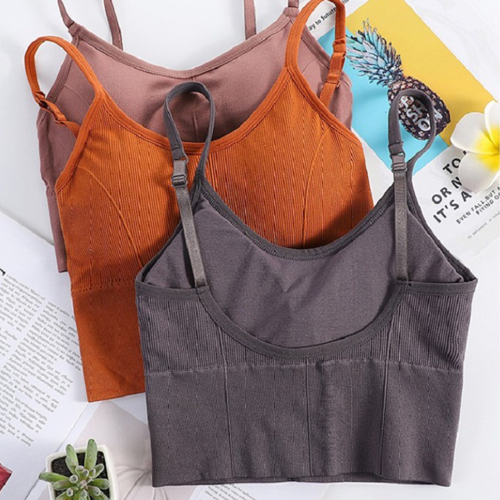 Sports Bra Racerback - 1 Stück kabelloser, nahtloser Yoga-BH, dehnbar,