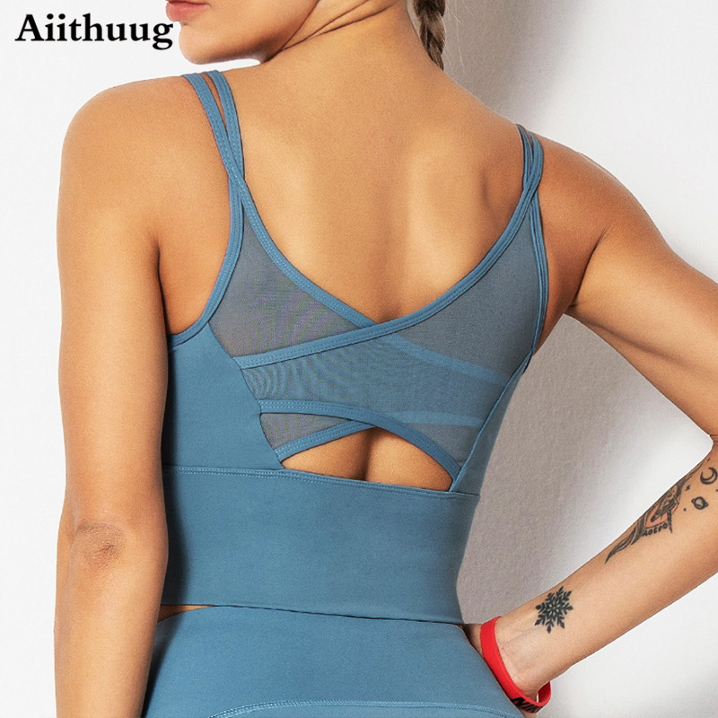 Aiithuug Yoga-BHs, Fitness-Shi – Sports Bra Racerback Bewertung und Preis