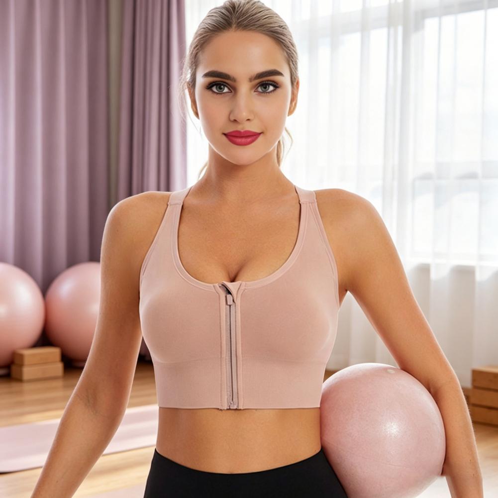 Sport-BH mit Reißverschluss vo – Sports Bra Racerback Bewertung und Preis