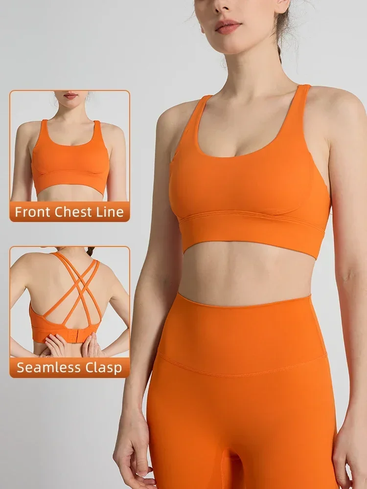 Einfarbig frauen Sport-Bh Sexy – Sports Bra Racerback Bewertung und Preis